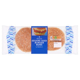 Sainsbury's Sesame Seed Brioche Burger Buns x4