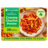 Sainsbury's Simply Cook Creamy Chorizo Penne Meal Kit