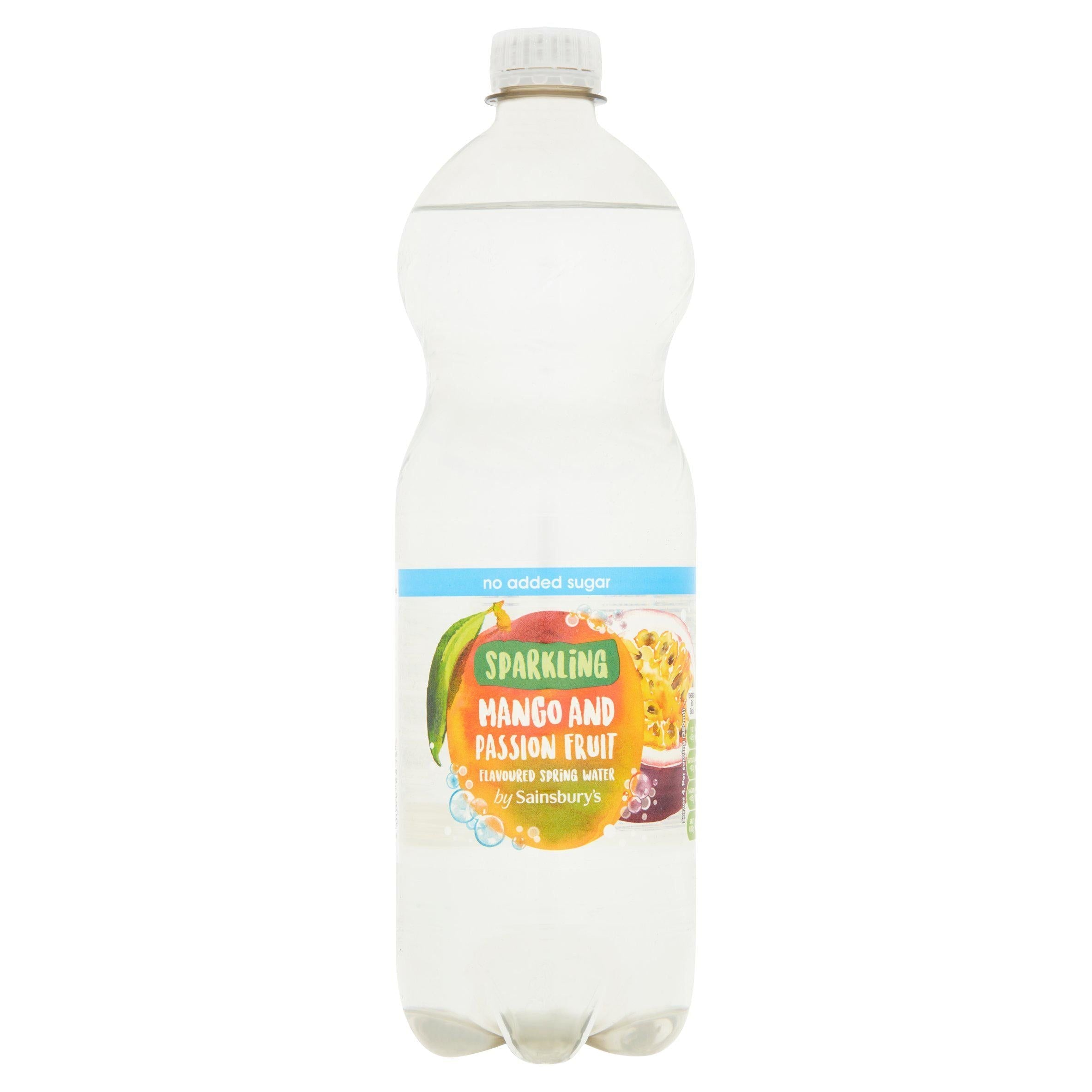 Sainsbury's Sparkling Flavoured Water, Mango &amp;amp; Passionfruit 1L