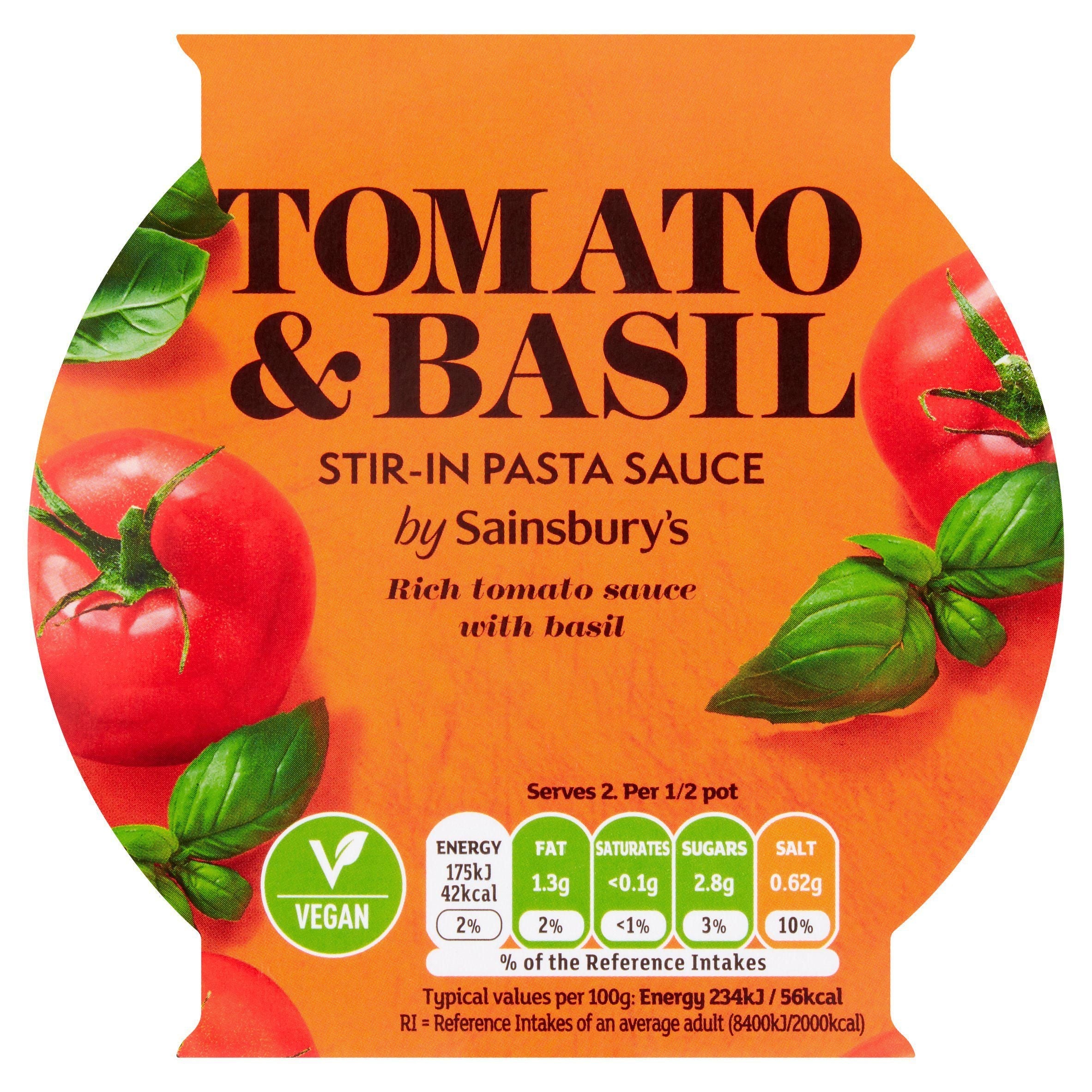 Sainsbury's Stir In Tomato &amp;amp; Basil Pasta Sauce 150g