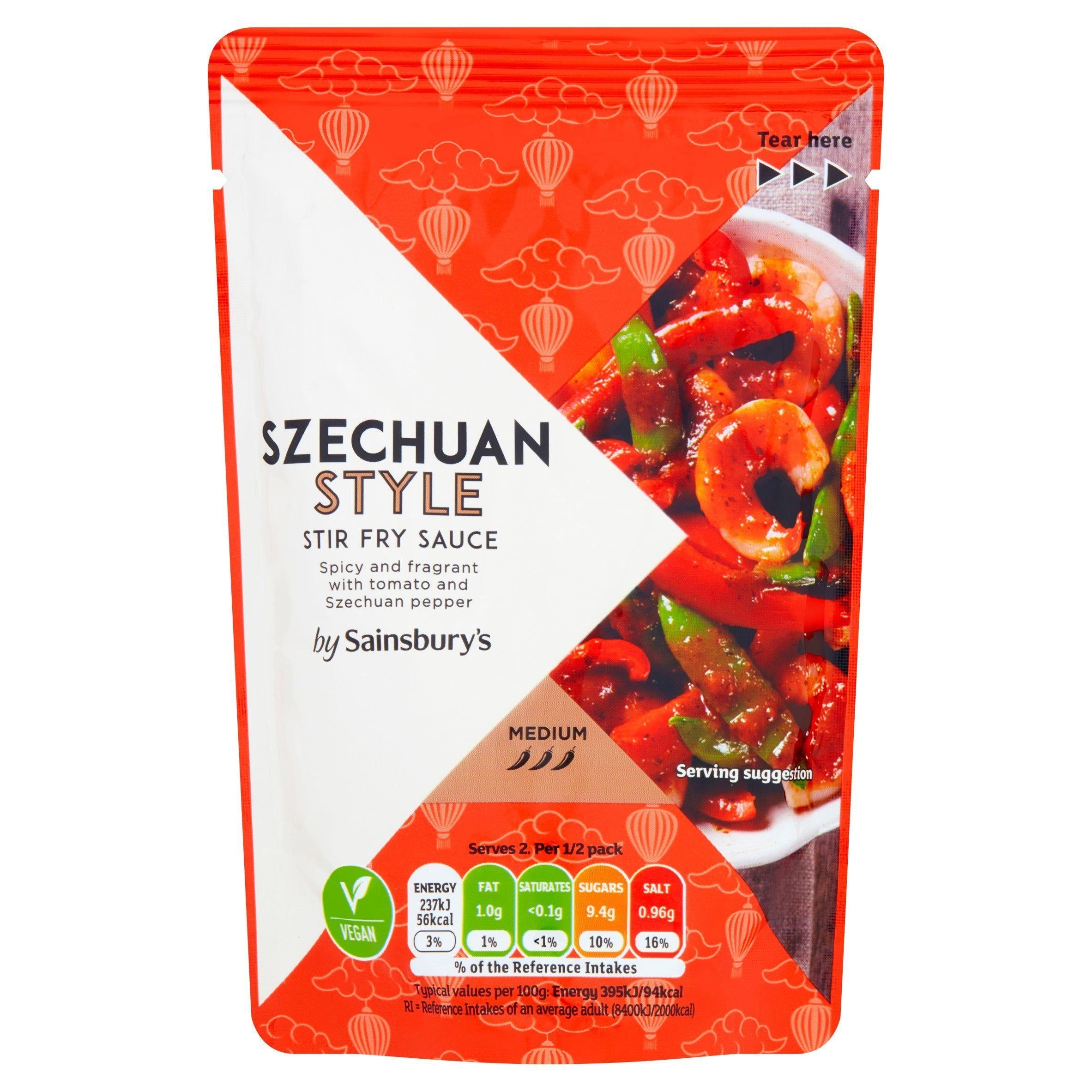 Sainsbury's Szechuan Stir Fry Sauce 120g