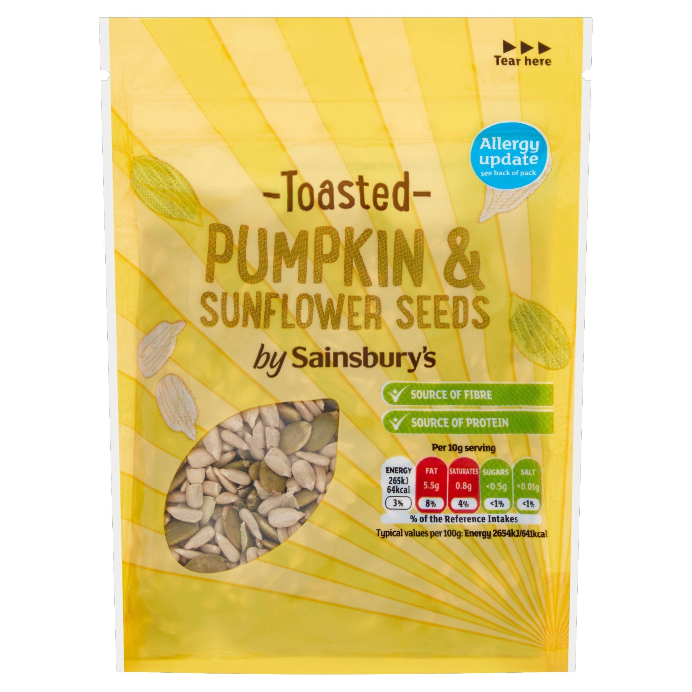 Sainsbury's Toasted Pumpkin &amp;amp; Sunflower Seeds 100g