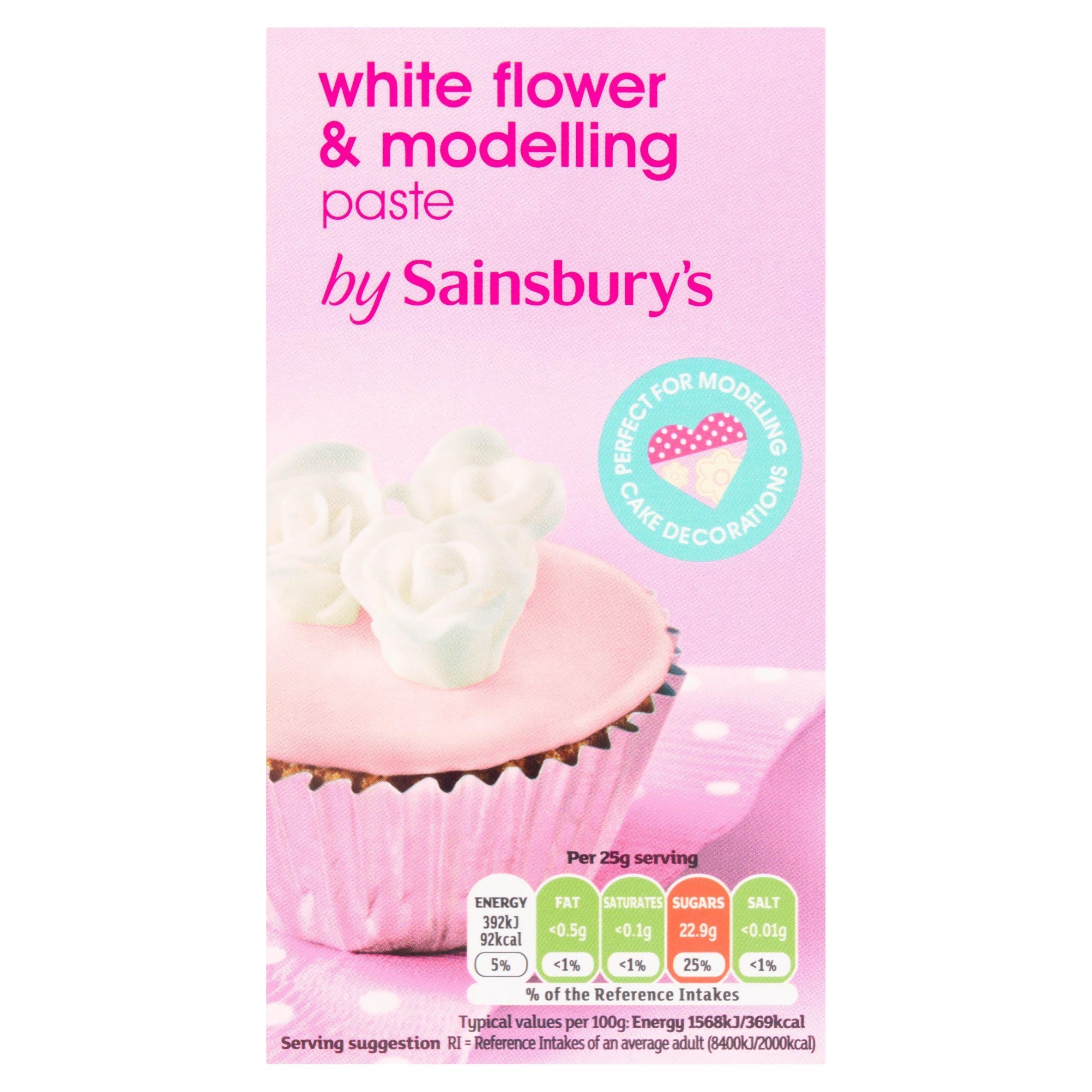Sainsbury's White Flower &amp;amp; Modelling Icing 250g