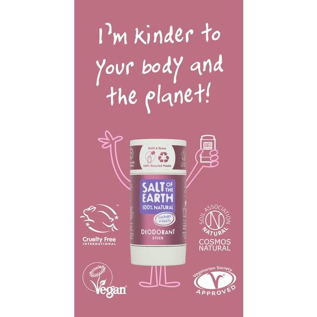 Salt of the Earth Lavender &amp;amp; Vanilla Natural Deodorant Stick   84g