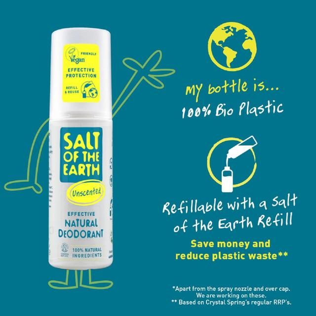 Salt of the Earth Spray Natural Deodorant   100ml