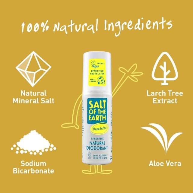 Salt of the Earth Spray Natural Deodorant   100ml