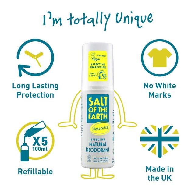 Salt of the Earth Spray Natural Deodorant   100ml