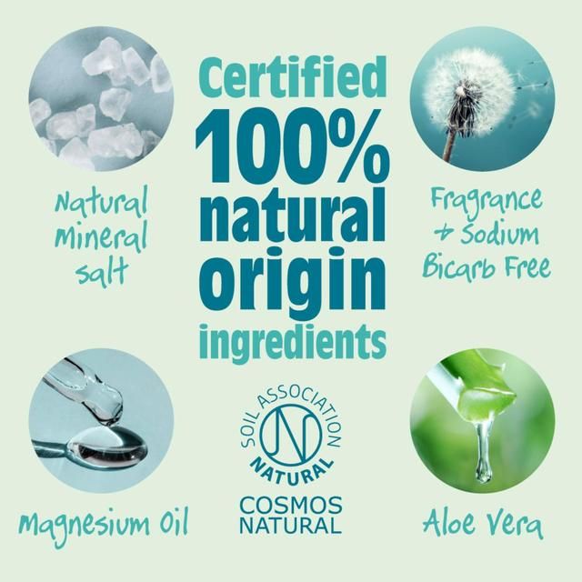 Salt of the Earth Unscented Natural Deodorant Refillable Roll-on   75ml