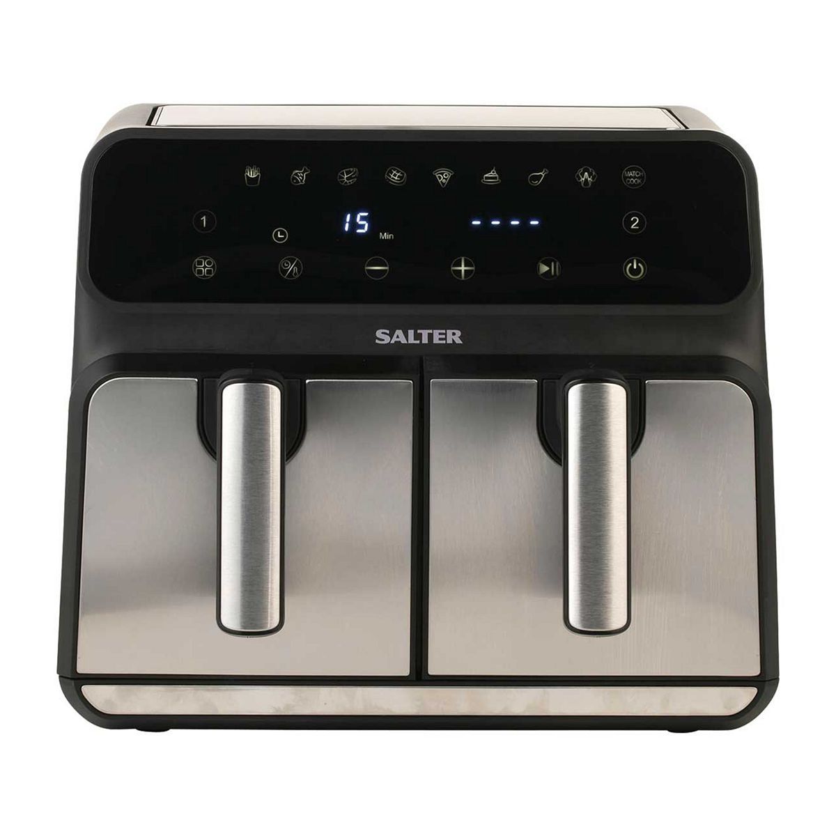 Salter 7.6L SS Dual Air Fryer