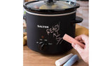 Salter Chalkboard 3.5L Slow Cooker - Black