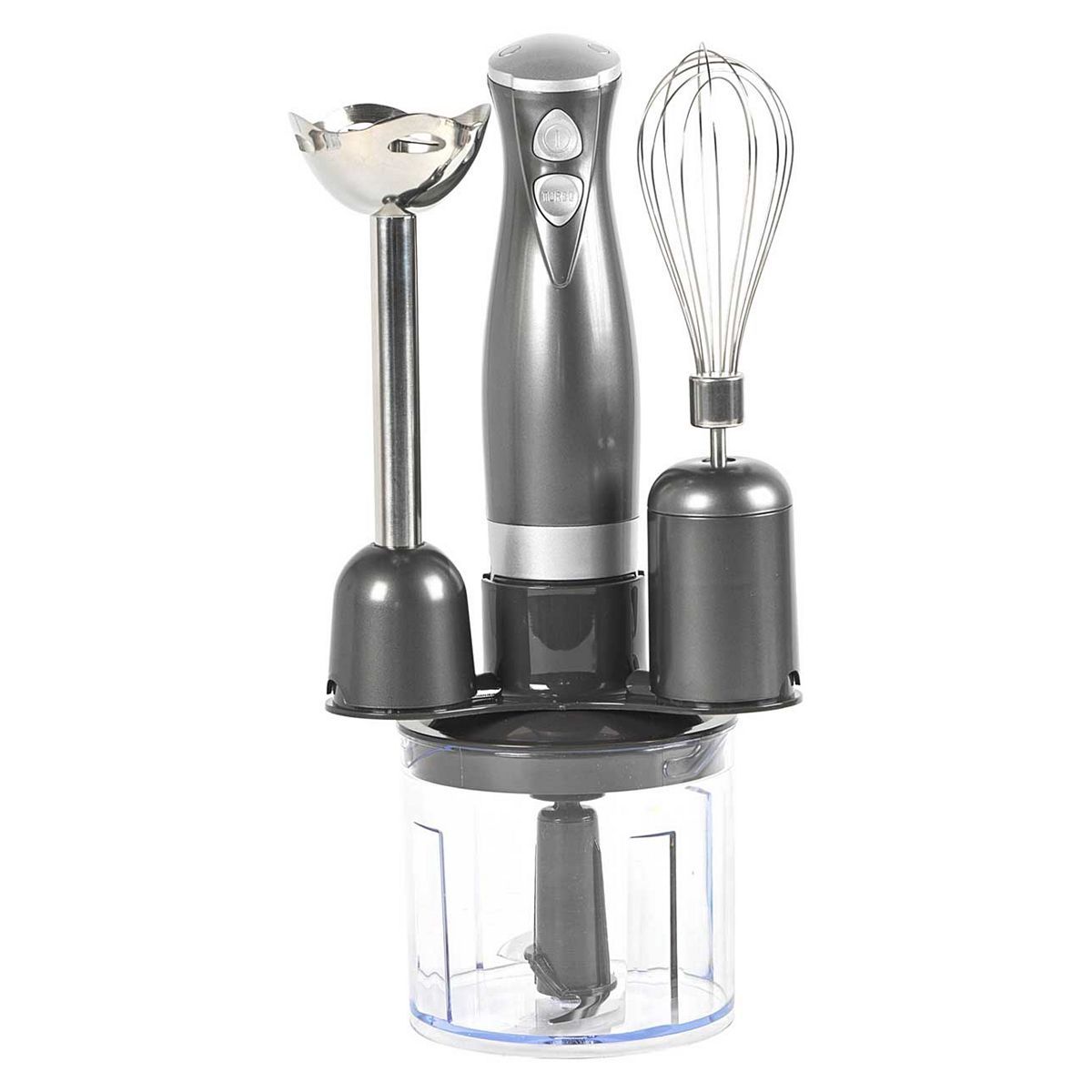 Salter Cosmos 3 in 1 Handheld Blender &amp;amp; Mixer Whisk and Chop Gunmetal