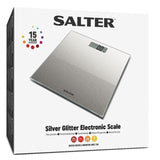 Salter Glass Electronic Bathroom Scale Silver