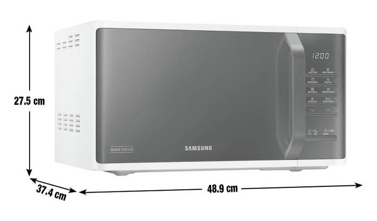 Samsung 800W Standard Microwave MS23K3513AW - White