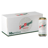 San Miguel Premium Lager Beer Cans   10 x 440ml