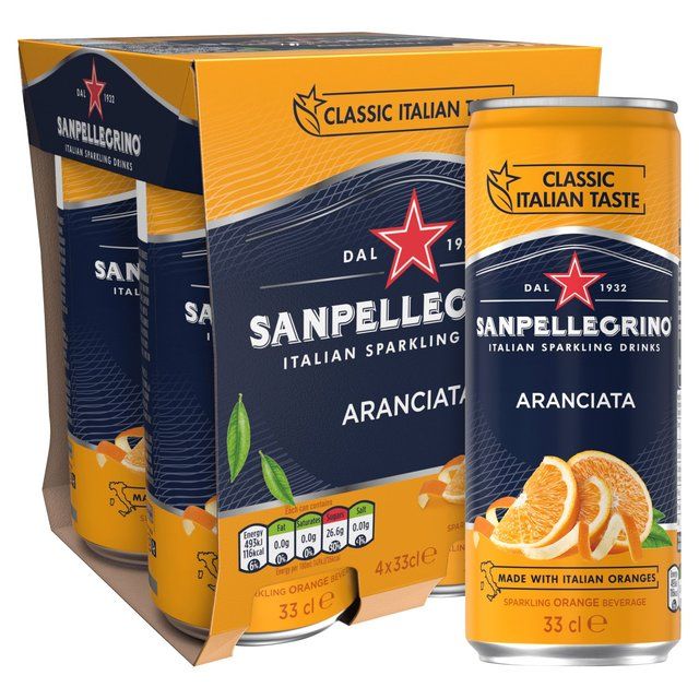 San Pellegrino Classic Taste Orange   4 x 330ml