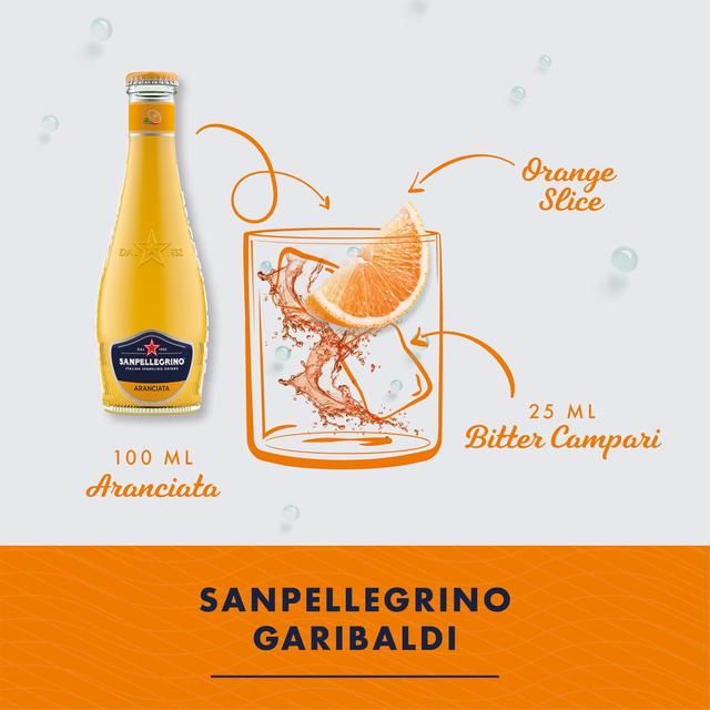 San Pellegrino Classic Taste Orange Glass   4 x 200ml