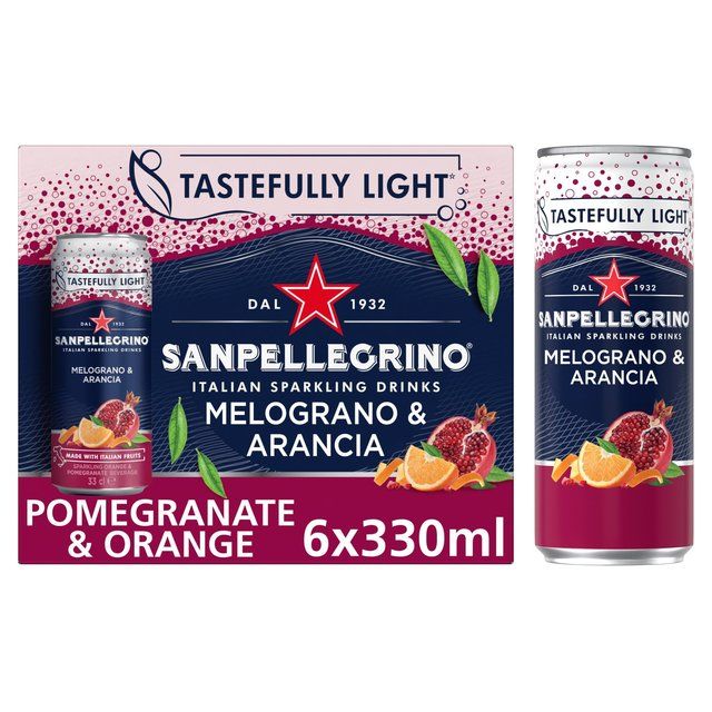 San Pellegrino Pomegranate &amp;amp; Orange   6 x 330ml