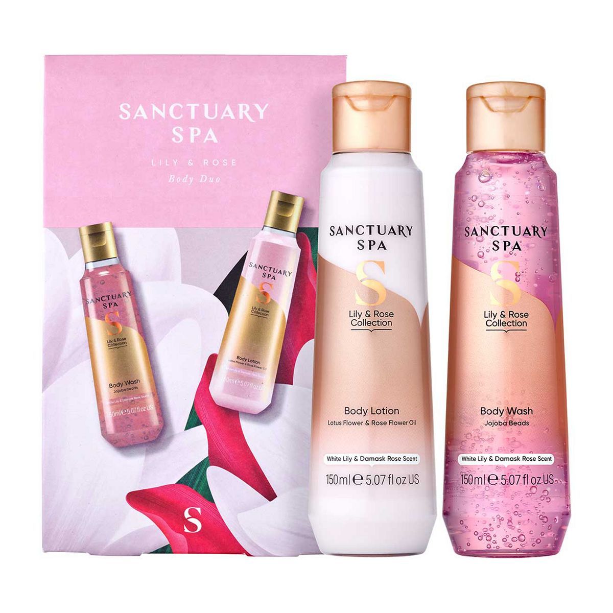 Sanctuary Spa Lily &amp;amp; Rose Body Duo Gift Set