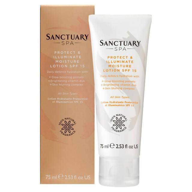 Sanctuary Spa Protect &amp;amp; Illuminate Moisture Lotion SPF 15 75ml