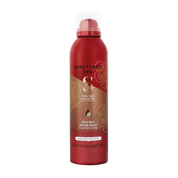 Sanctuary Spa Ruby Oud Natural Oils Ultra Rich Shower Burst