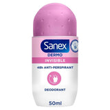 Sanex Dermo Invisible Roll On Antiperspirant Deodorant   50ml