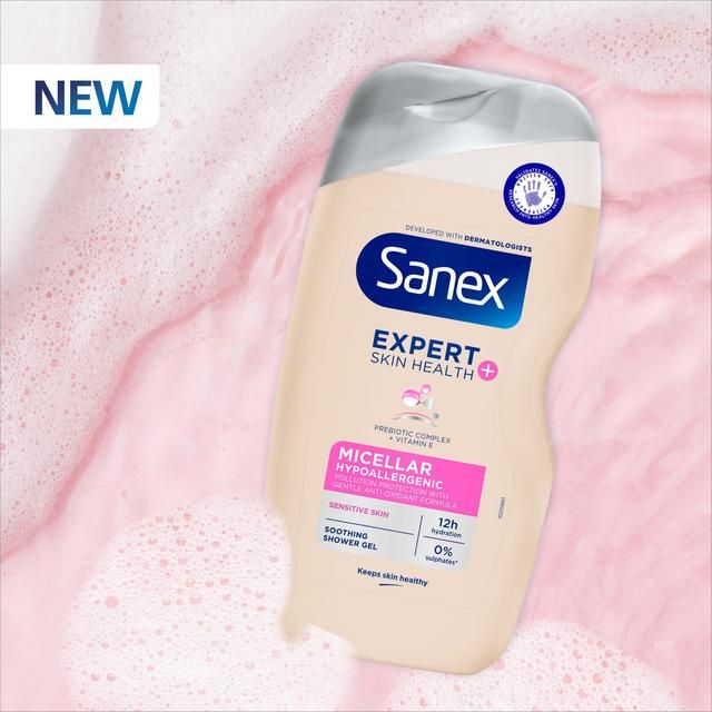 Sanex Expert+ Micellar Hypoallergenic Shower Gel   515ml