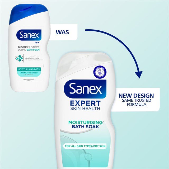 Sanex Expert Moisturising Bath Soak   450ml