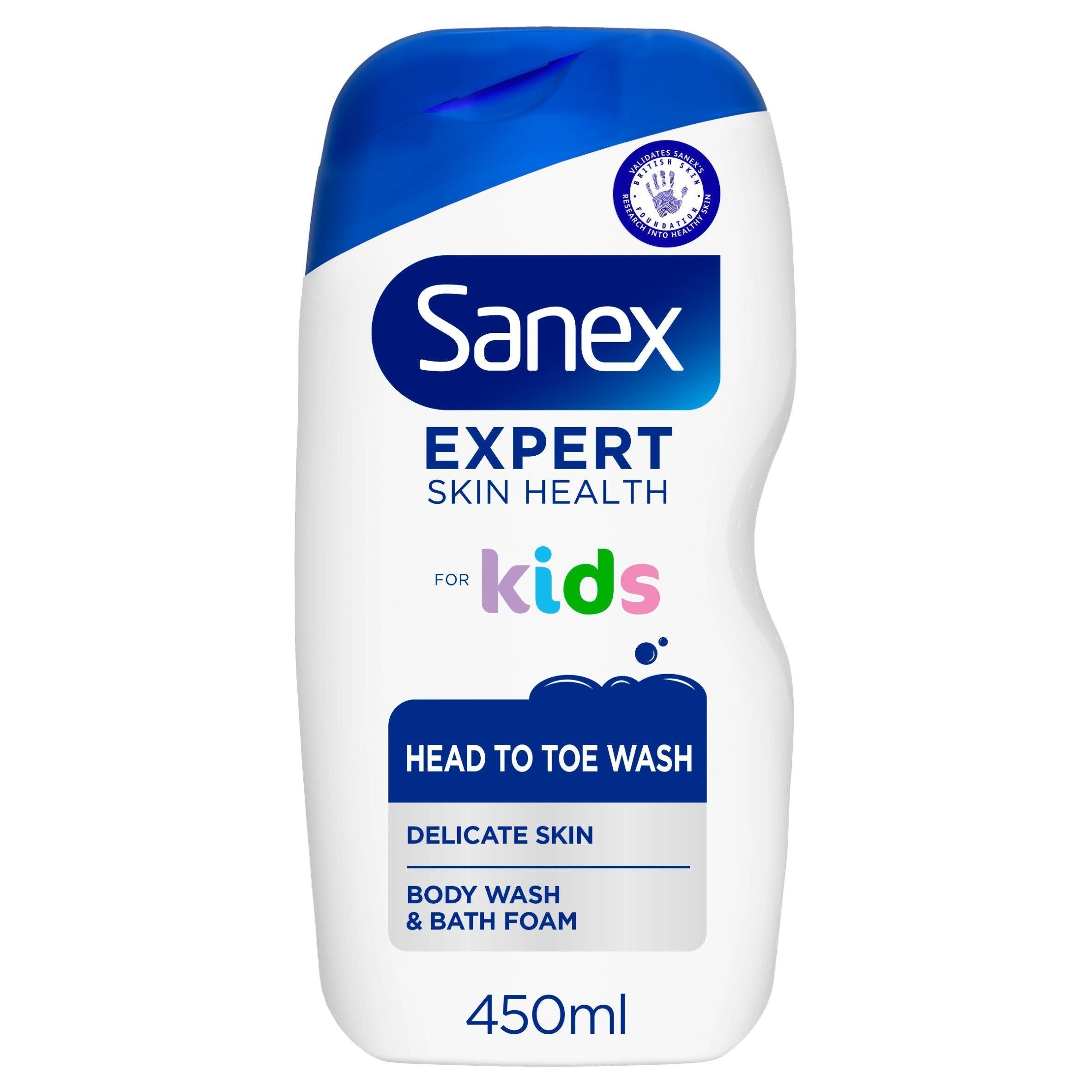 Sanex Expert Skin Health Bath &amp;amp; Body Wash for Kids 450ml