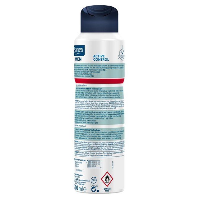 Sanex Men Active Control Antiperspirant Deodorant   200ml