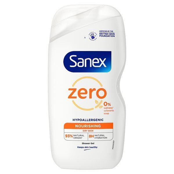 Sanex Zero % Dry Skin Shower Gel 450Ml