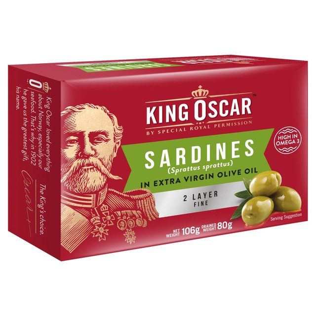 Sardines in Extra Virgin Olive Oil - King Oscar   106g