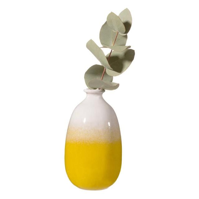 Sass &amp;amp; Belle Dip Glazed Ombre Yellow Vase