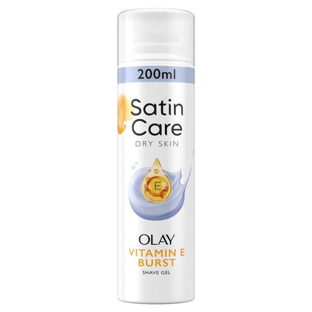 Satin Care Shave Gel Olay Vitamin E Dry Skin   200ml