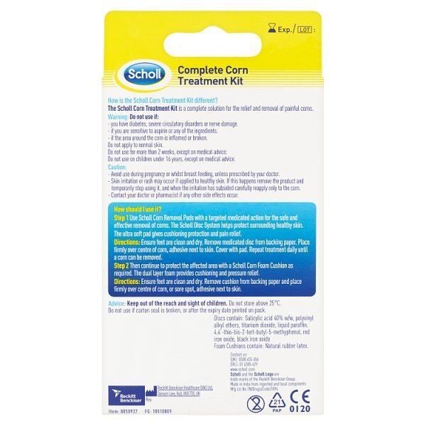 Scholl Corn Removal Complete Treatment Cushions &amp;amp; Plasters