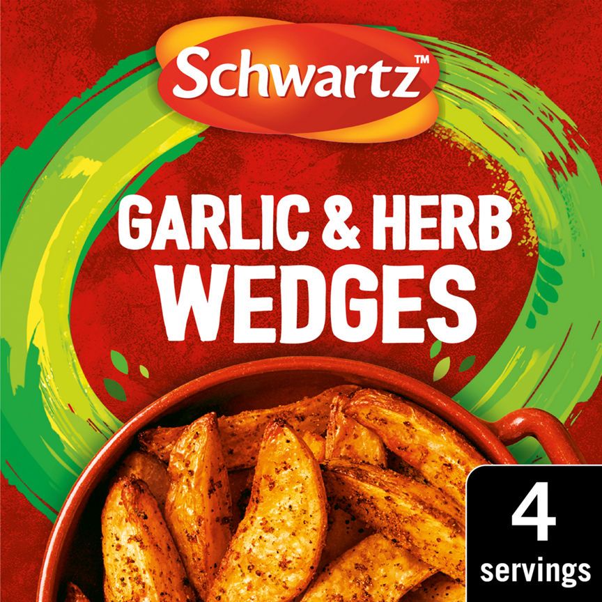Schwartz Garlic &amp;amp; Herb Wedges Recipe Mix