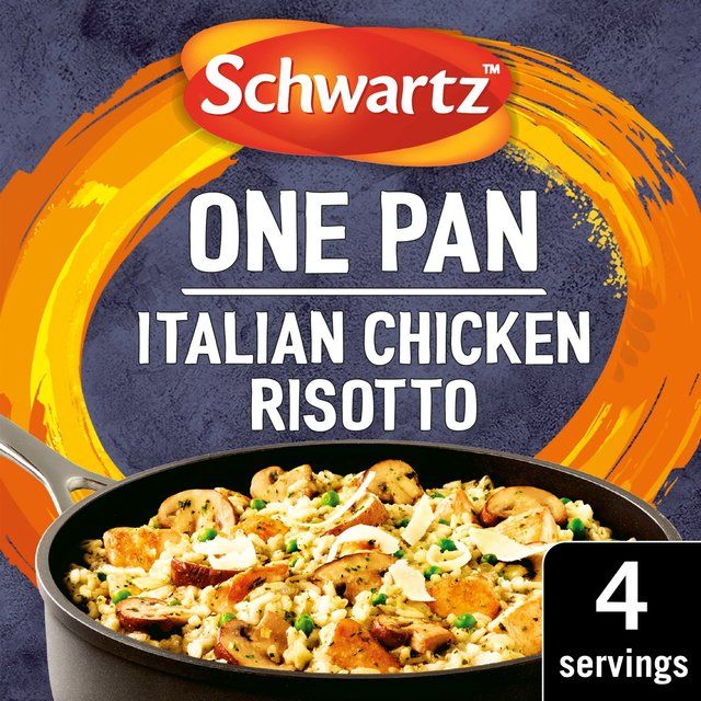 Schwartz Italian Chicken &amp;amp; Mushroom Risotto One Pan   28g