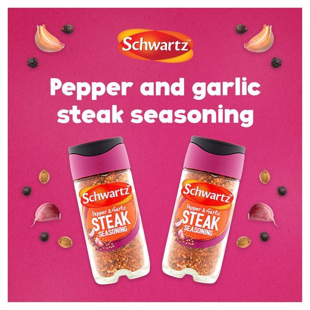 Schwartz Pepper &amp;amp; Garlic Steak Seasoning Jar   46g
