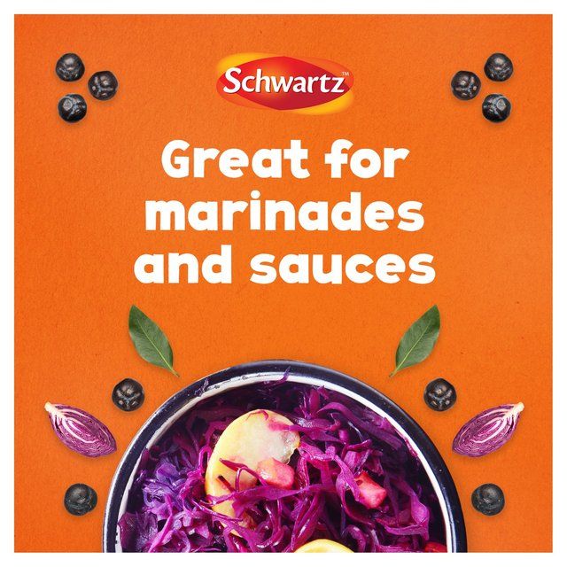 Schwartz Whole Juniper Berries Jar   28g