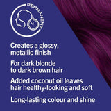 Schwarzkopf Live Amethyst Chrome U69 Metallics Purple Permanent Hair Dye