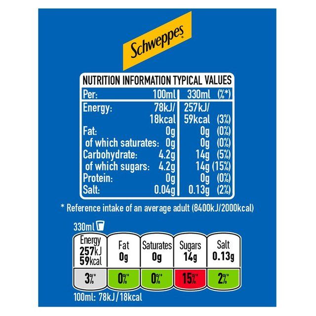 Schweppes Lemonade   6 x 330ml