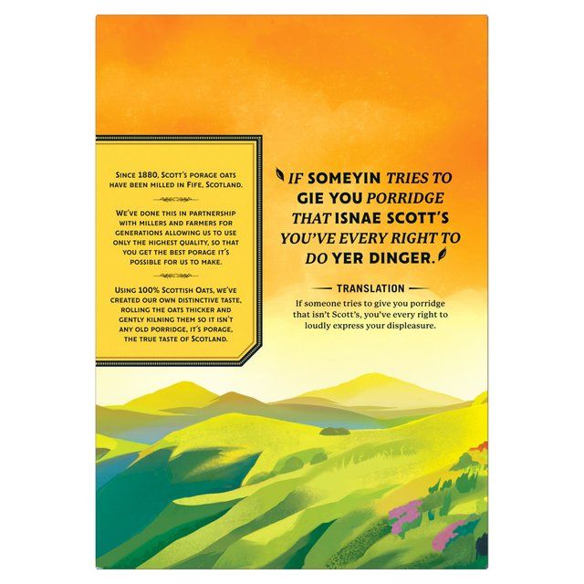 Scott's Porage Old Fashioned Porridge Cereal Oats   1kg