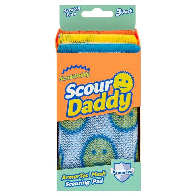 Scrub Daddy Scour Daddy Colors   3 per pack