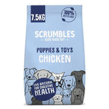 Scrumbles Gluten free Puppies &amp;amp; Toys Chicken Dry Dog Food   7.5kg
