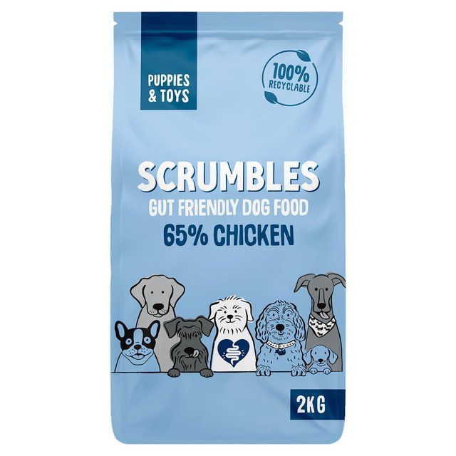 Scrumbles Puppies &amp;amp; Toys Chicken Dry Dog Food   2kg