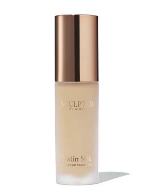 Sculpted By Aimee Satin Silk Longwear Foundation medium golden 4.25