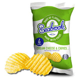 Seabrook Crinkle Cut Cream Cheese &amp;amp; Chives Multipack Crisps