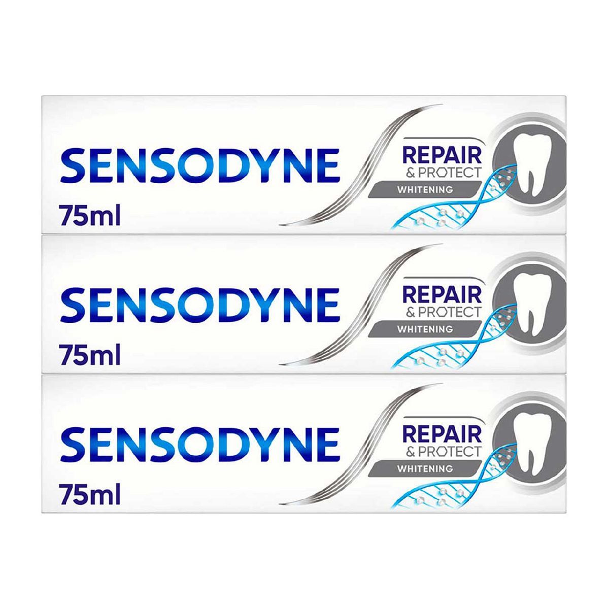 Sensodyne Sensitive Repair &amp;amp; Protect Whitening Toothpaste Bundle