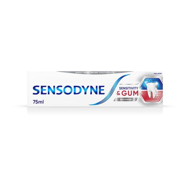Sensodyne Sensitive Sensitivity &amp;amp; Gum Whitening Toothpaste   75ml