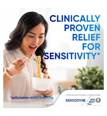 Sensodyne Sensitive Toothpaste Repair &amp;amp; Protect Whitening 75ml