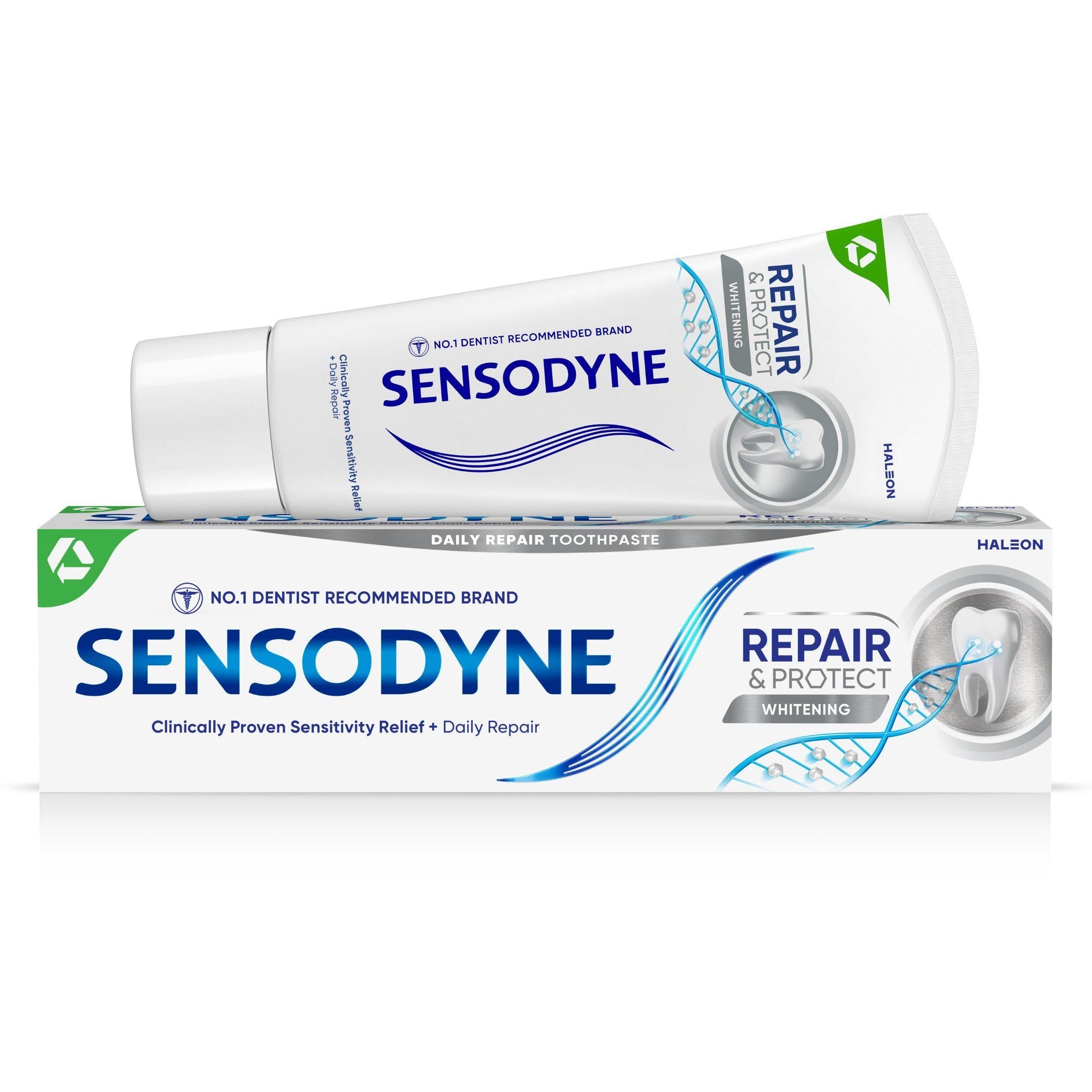 Sensodyne Whitening Repair &amp;amp; Protect Fluoride Daily Toothpaste 75ml